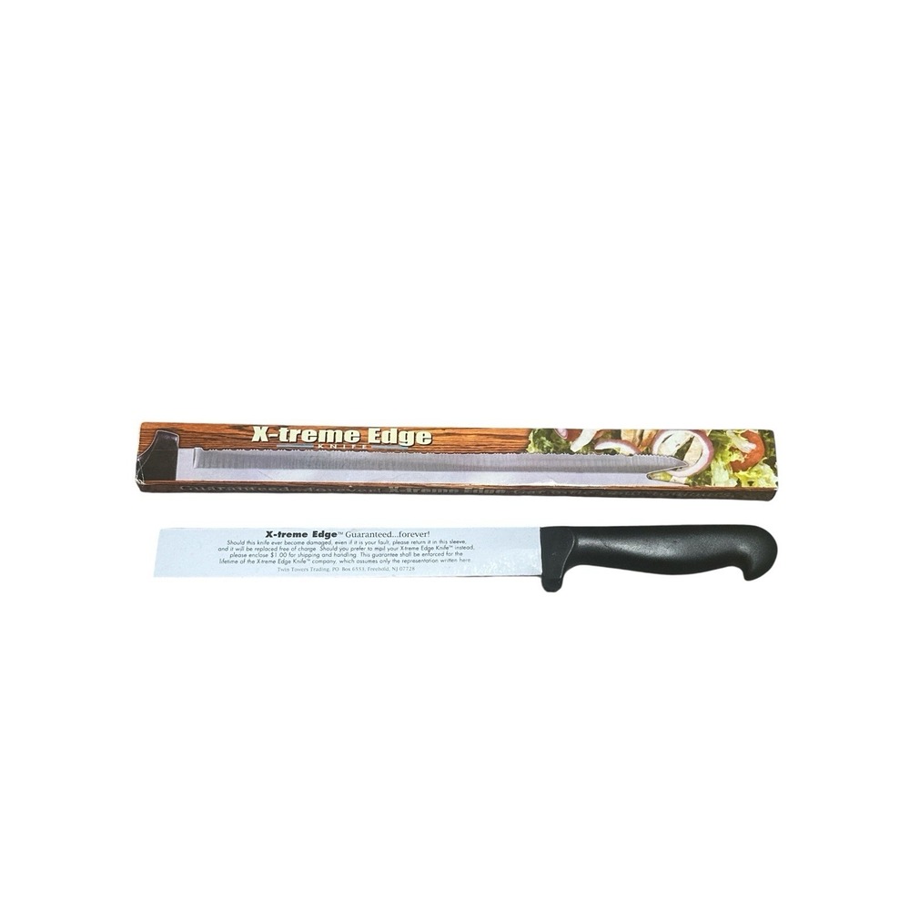 X-treme Edge Bread / Carving Knife 8" Blade - Surgical Stainless - Forever Sharp